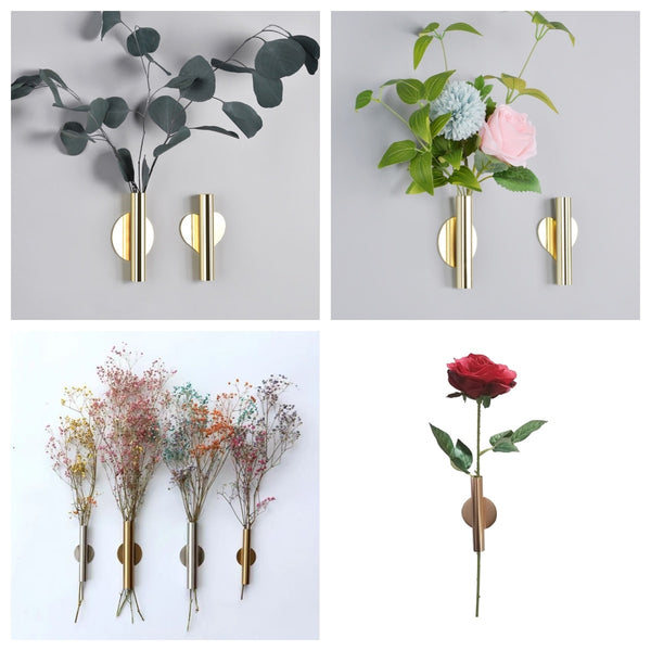 Holder Wall Mount Flower Vase