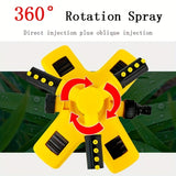 1pc 360° Automatic Rotating Trigeminal Sprinkler