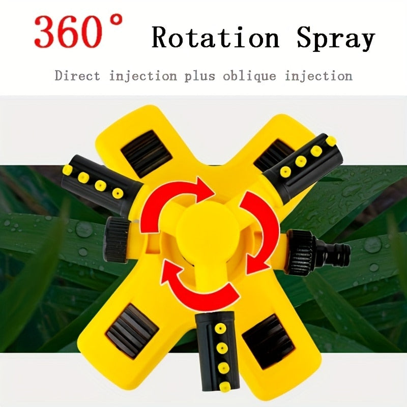 1pc 360° Automatic Rotating Trigeminal Sprinkler